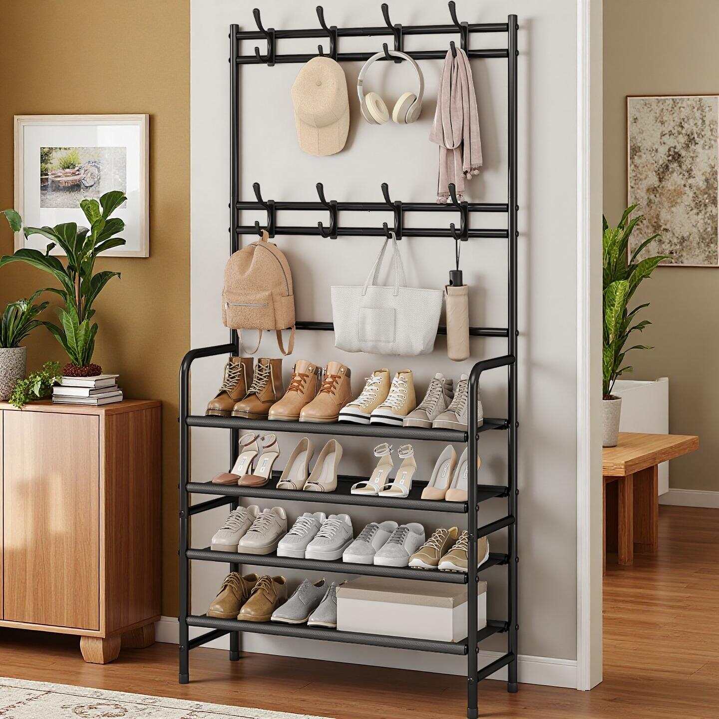 Women'S Accessories Rack Room Shoes - SUOERNUO Metalen 4-laags schoenenrek organizer -