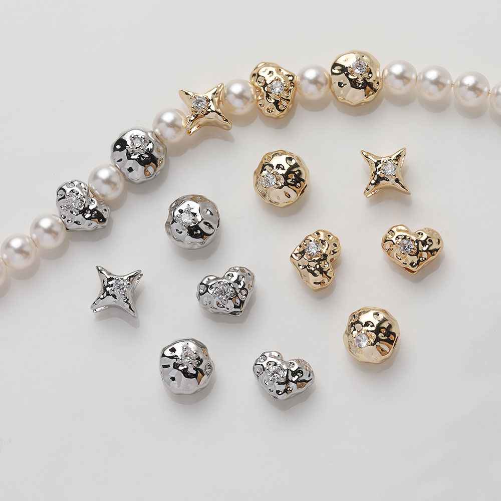 Charm Necklace Dainty - 6 STKS Sierlijk Hart Hemelse North