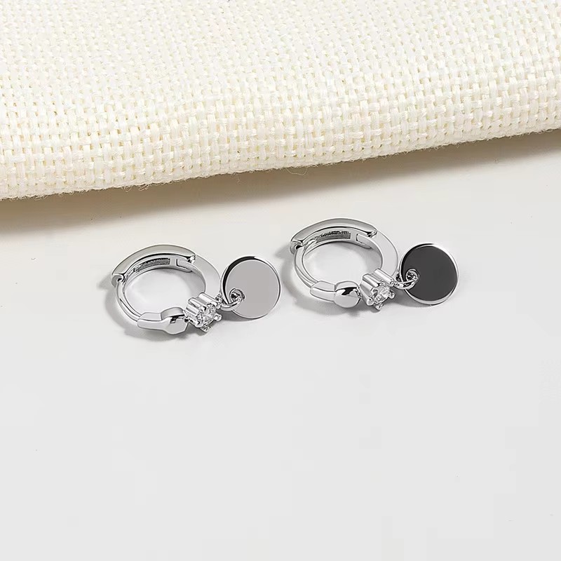 Women'S Accessories Trends 2026 - QMCOCO Japan-Korea Zilver Kleur Mode Oor