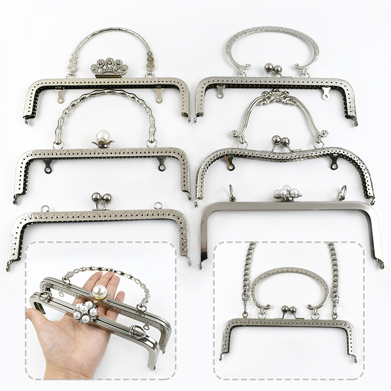 Women'S Accessories Wallet - 1Pc Deepeel Zilveren Metalen Tas Handvatten
