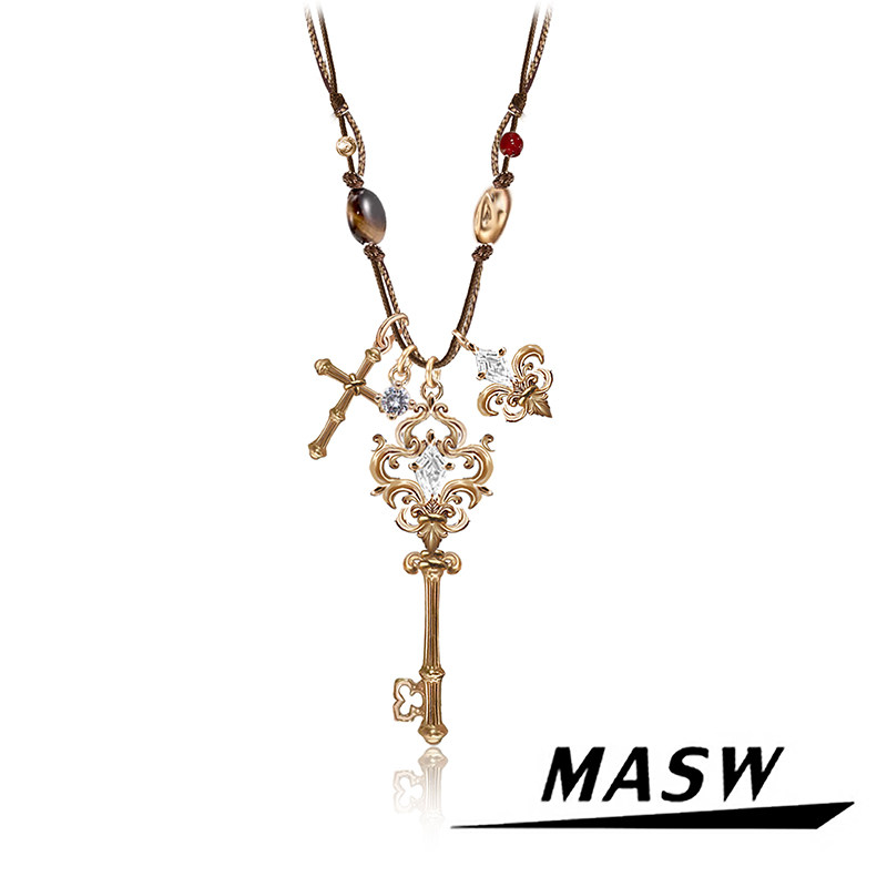 Women'S Accessories Trends 2026 - MASW Origineel Ontwerp Vintage Temperament Sleutelketting