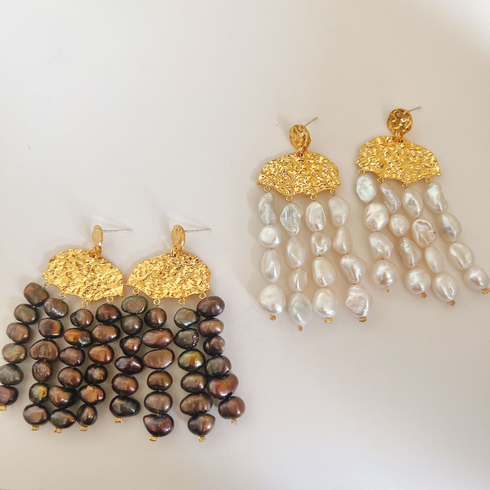 Messing met 18K gouden echte p - Tassel Earrings Boho recensie en prijs