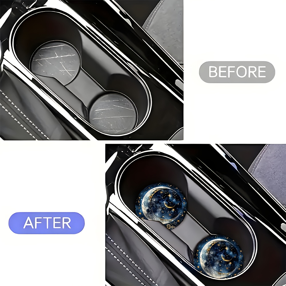 2 stuks Starry Night Moon auto - Women Accessories Box recensie en prijs