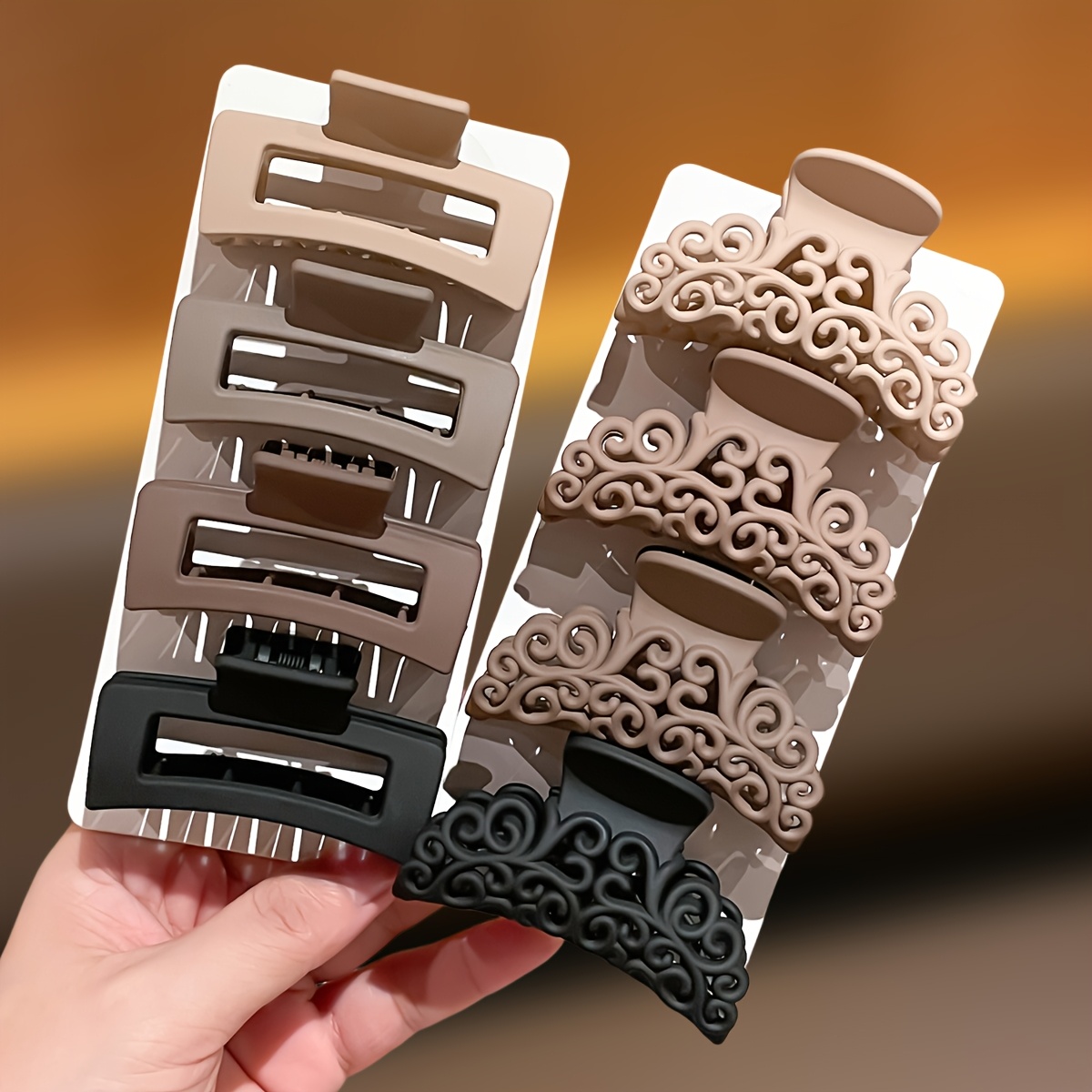 8 stuks vierkante haarklemmen  - Hair Claw Clip Set recensie en prijs