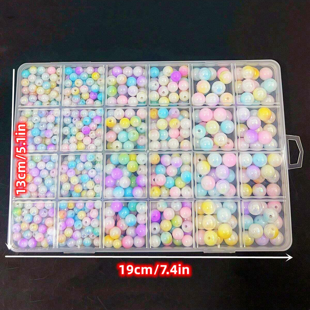 800 stuks/24 vakjes doos 6mm/8 - Women Accessories Box recensie en prijs