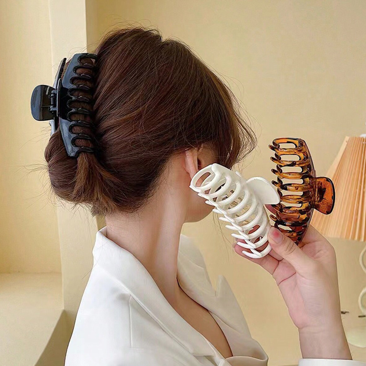 4 Stuks Meerkleurige Harsbloem - Hair Claw Clip Set recensie en prijs