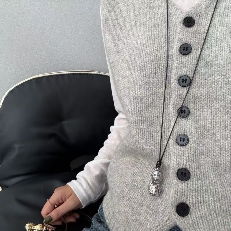 Modieuze metalen pinda-hangerk - Women Accessories Meaning recensie en prijs
