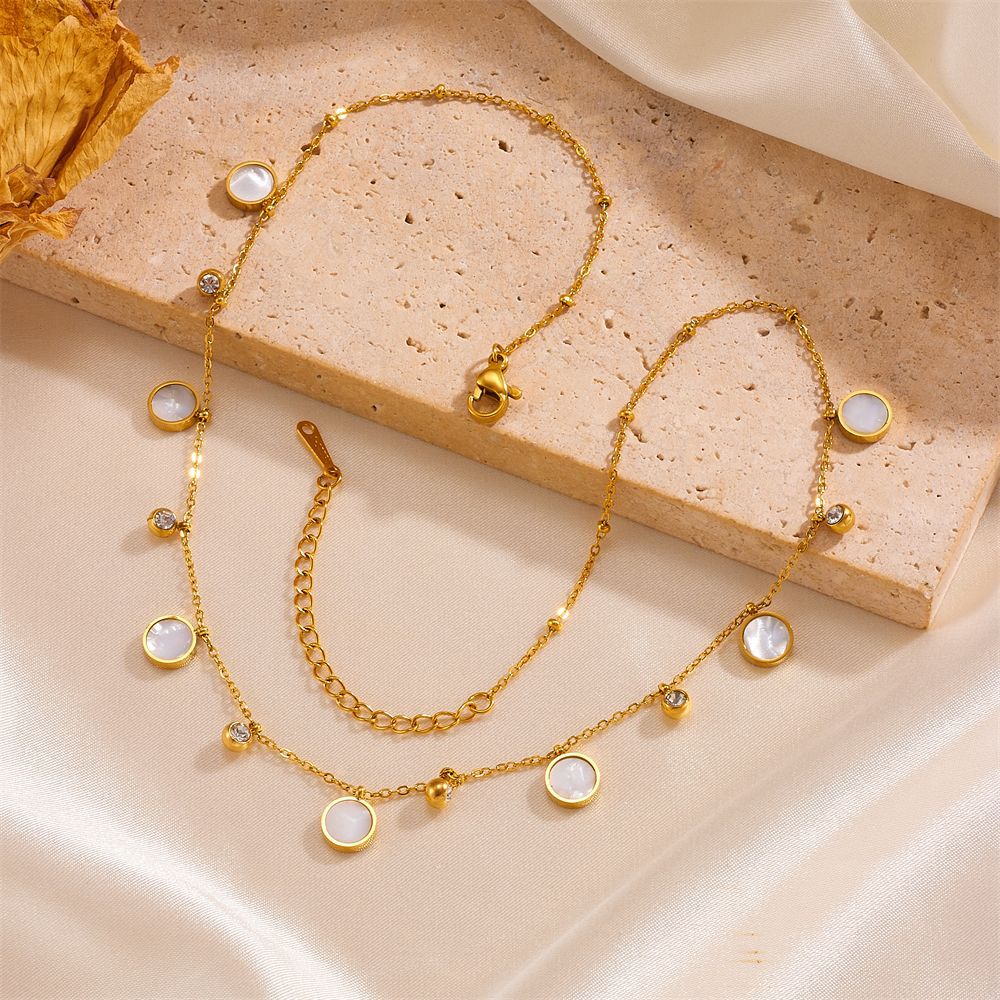 Sierlijke 18K vergulde roestvr - Charm Necklace Dainty recensie en prijs