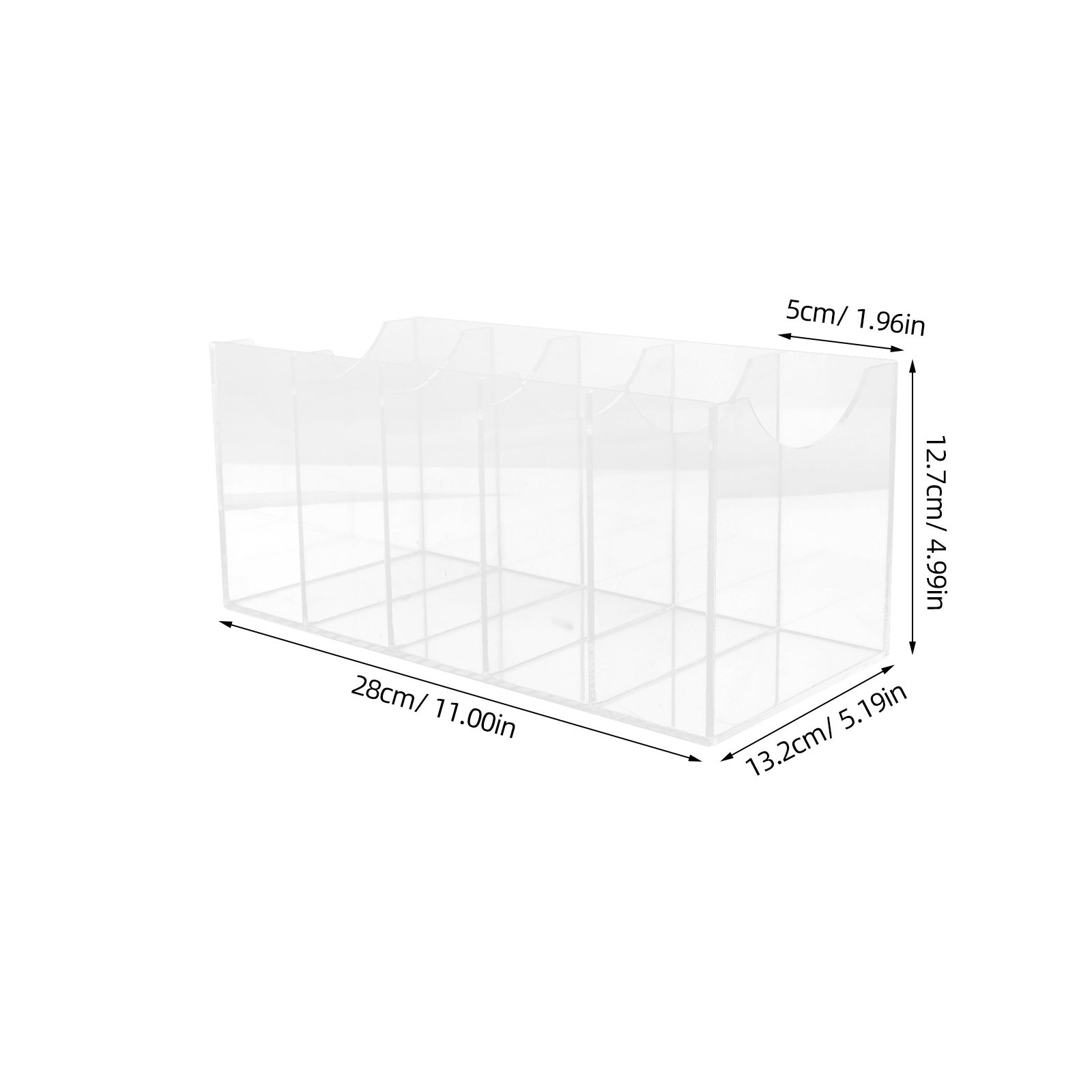 5-vakken transparante riemenor - Women Accessories Box recensie en prijs