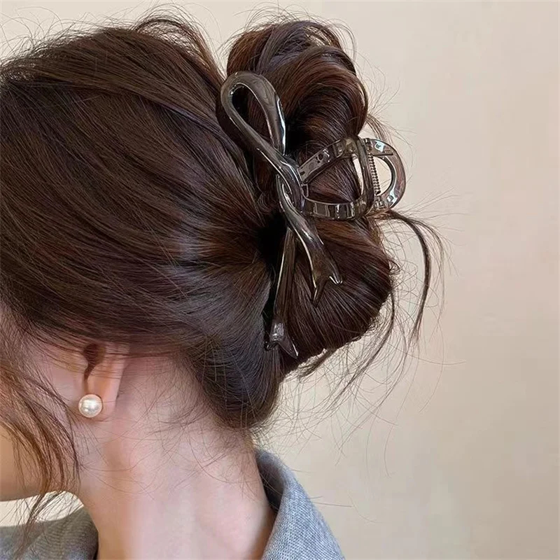 13 cm Acryl Lint Boog Haar Kla - Hair Claw Clip Set recensie en prijs