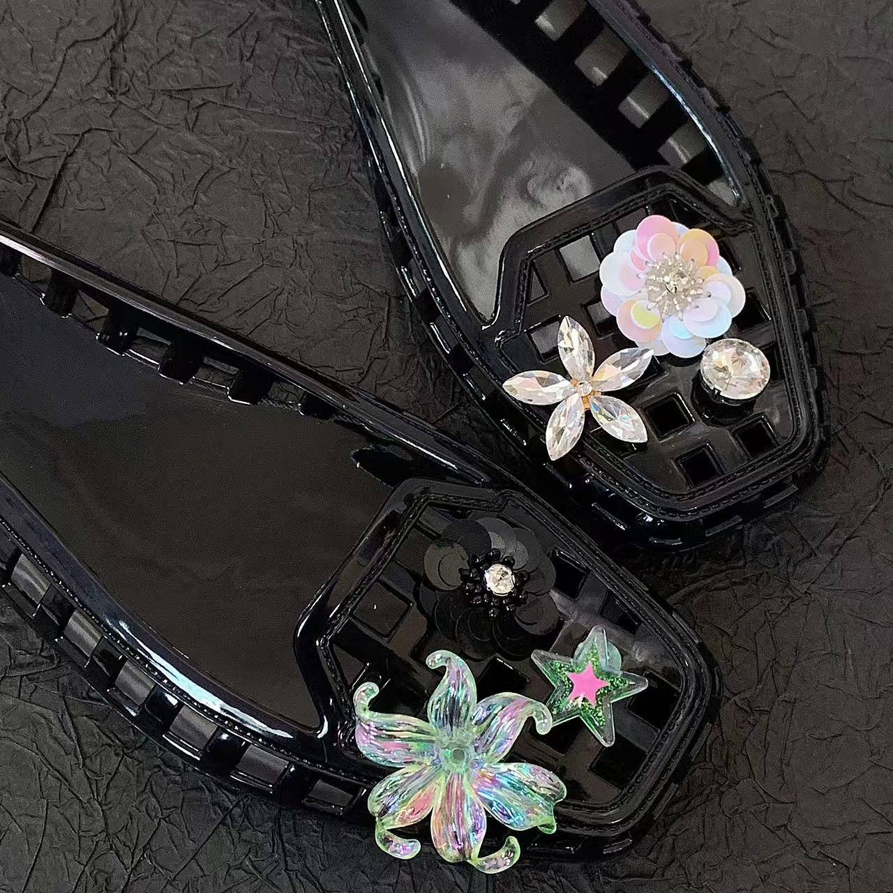 Jelly Crystal-schoenen voor da - Women'S Accessories For Shoes recensie en prijs