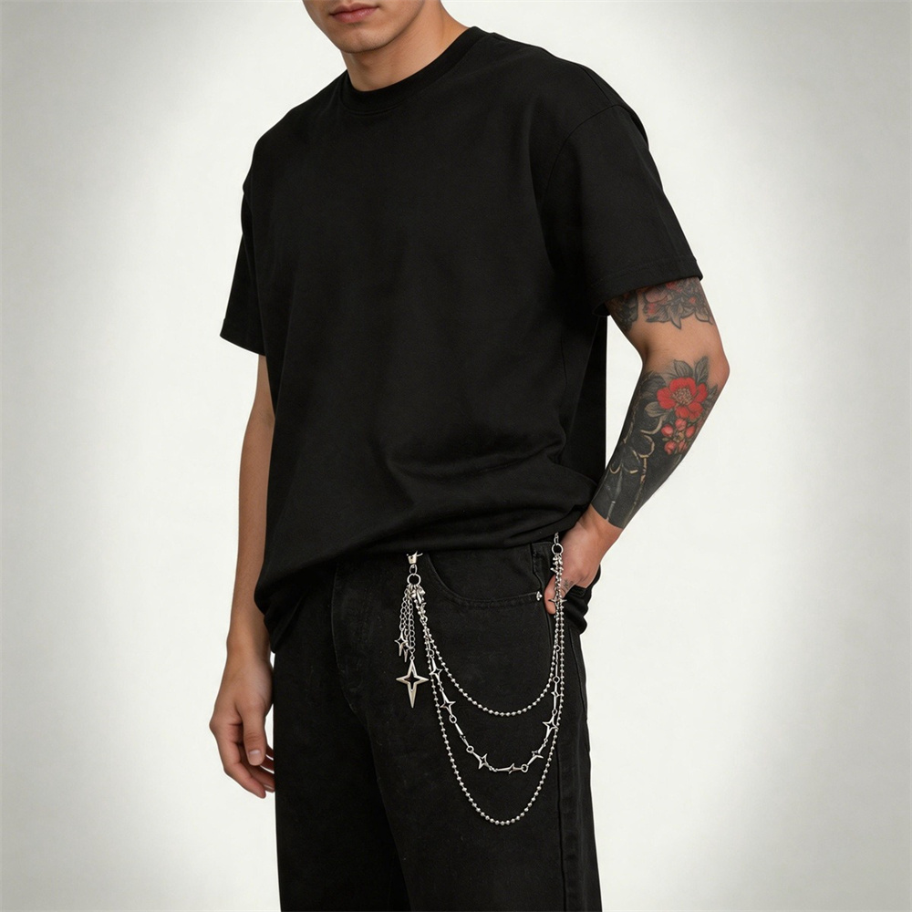 Punk Multilayer Metal Star Han - Women'S Jeans Accessories Chain recensie en prijs