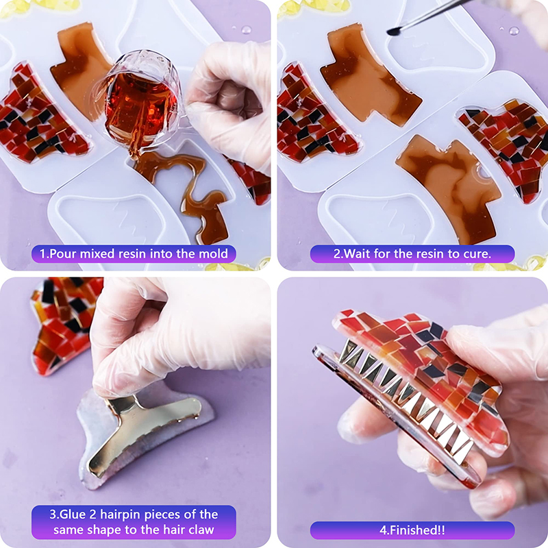 Haar Klauw Clips Siliconen Har - Hair Claw Clip Set recensie en prijs