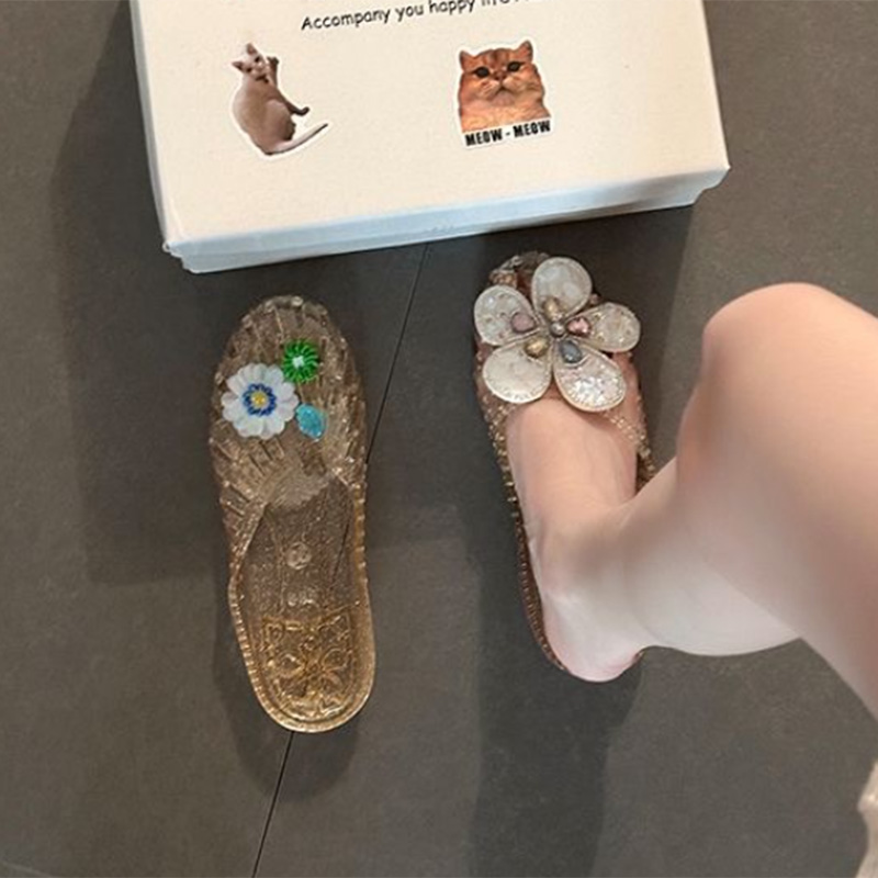 Koreaanse Kristal Bloem Jelly  - Women'S Accessories For Shoes recensie en prijs