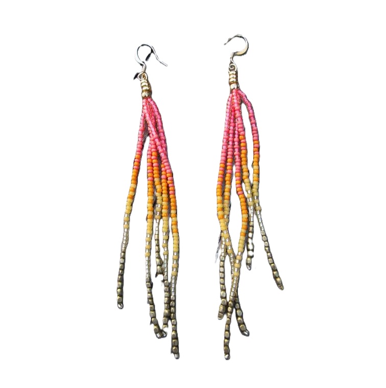 Oorbellen met rijstkralen Kleu - Tassel Earrings Boho recensie en prijs