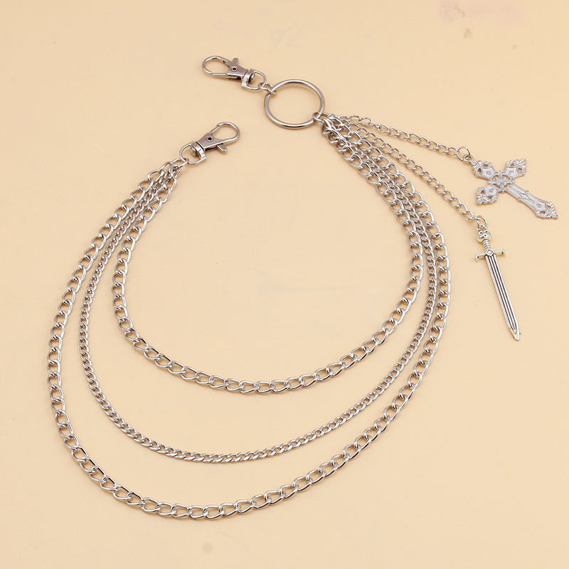 Hip Hop Schedel Kruis Broek Ta - Women'S Jeans Accessories Chain recensie en prijs
