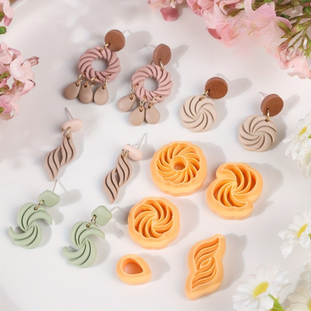 10 stuks Boho Swirl Polymeerkl - Tassel Earrings Boho recensie en prijs