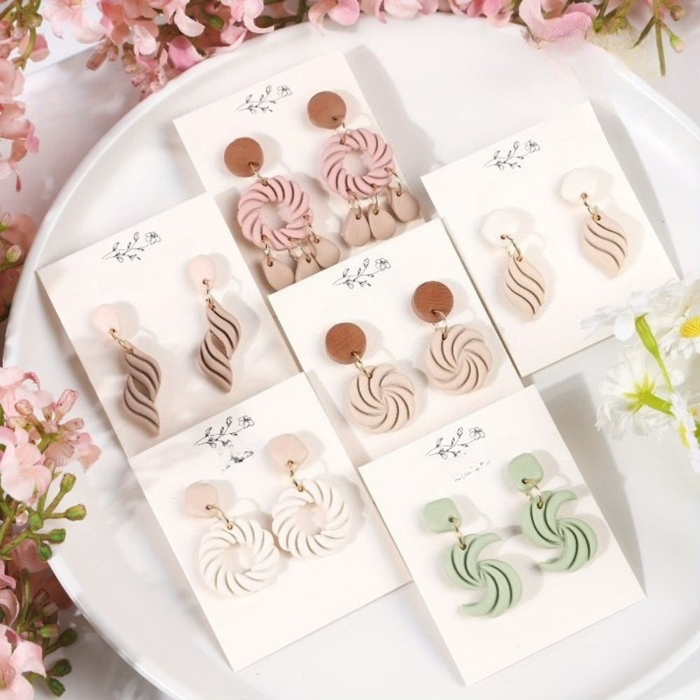 10 stuks Boho Swirl Polymeerkl - Tassel Earrings Boho recensie en prijs