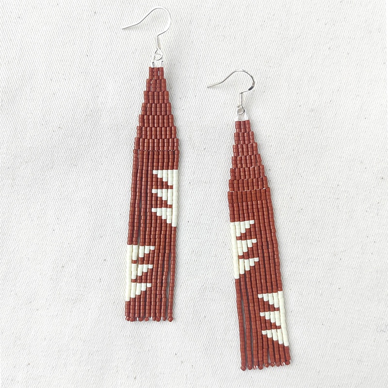 Oorbellen met kralen Kwastje b - Tassel Earrings Boho recensie en prijs